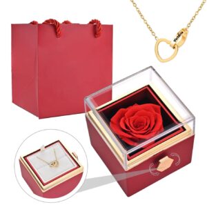 Rose Box Gift + Bracelet