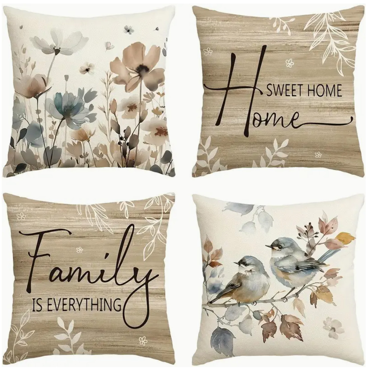 Vintage-Inspired Throw Pillow Covers