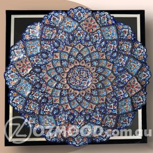 Handmade Enamel Pastry Dish (Pardaz)