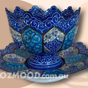 Enamel-Bowl-and-Plate-Set-2 Enamel Bowl and Plate Set