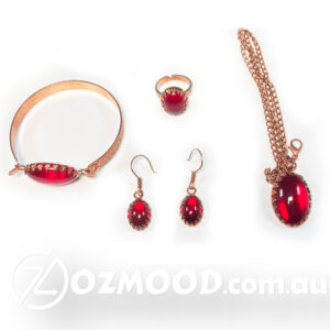 Red-Gemstone-Jewelry-Set